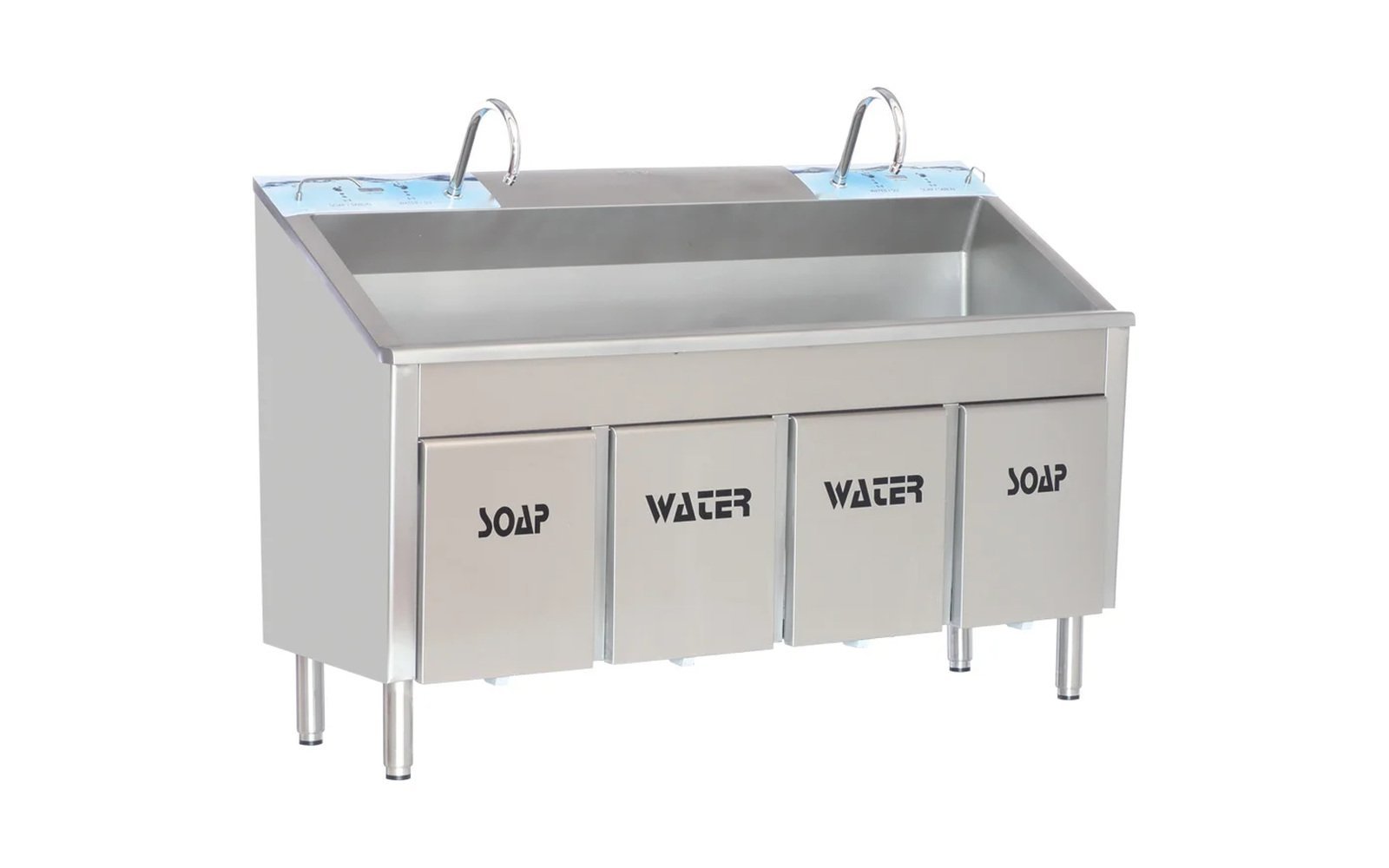 Ärzte-Waschbecken aus Edelstahl