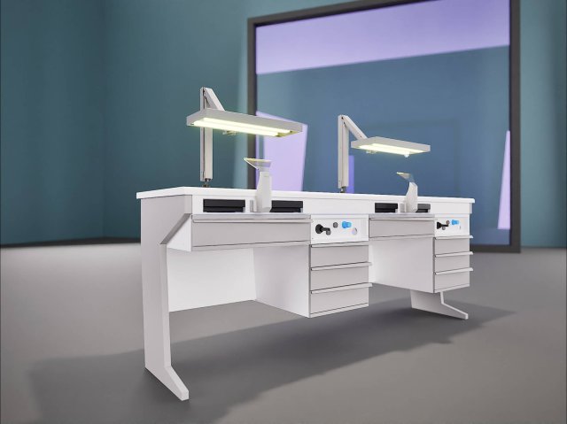 AWB 03 Labortische für Zahntechnik